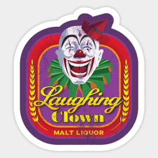 Laughing Clown Malt Liquor Sticker